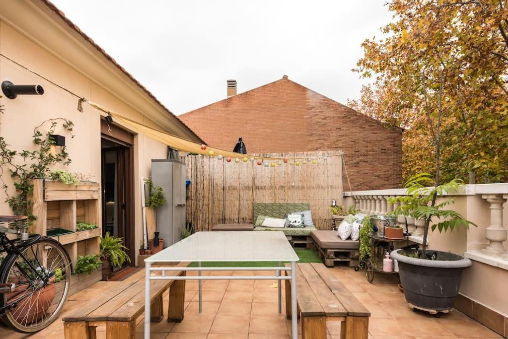 Atico Con Terraza Y Chimenea Junto A Universidad Alcalá de Henares Kültér fotó