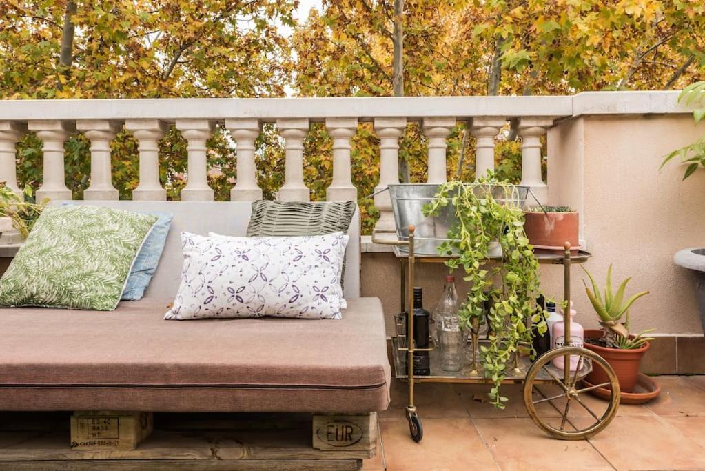 Atico Con Terraza Y Chimenea Junto A Universidad Alcalá de Henares Kültér fotó